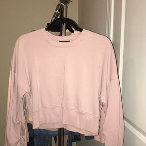 Pacsun Pink Dusty Rose Sweatshirt Womens